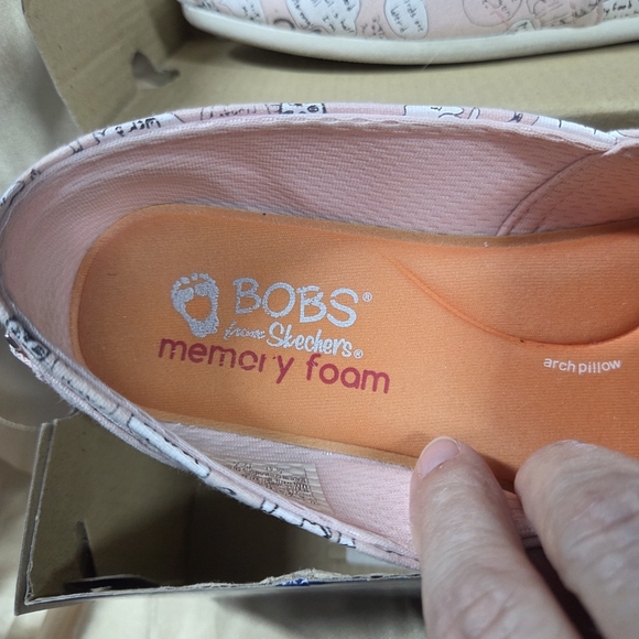 Skechers BOBS Pink Cat Flats - Picture 3 of 10